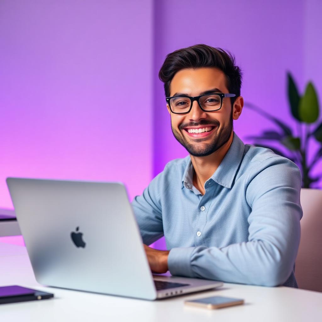 Happy marketer using Boosty